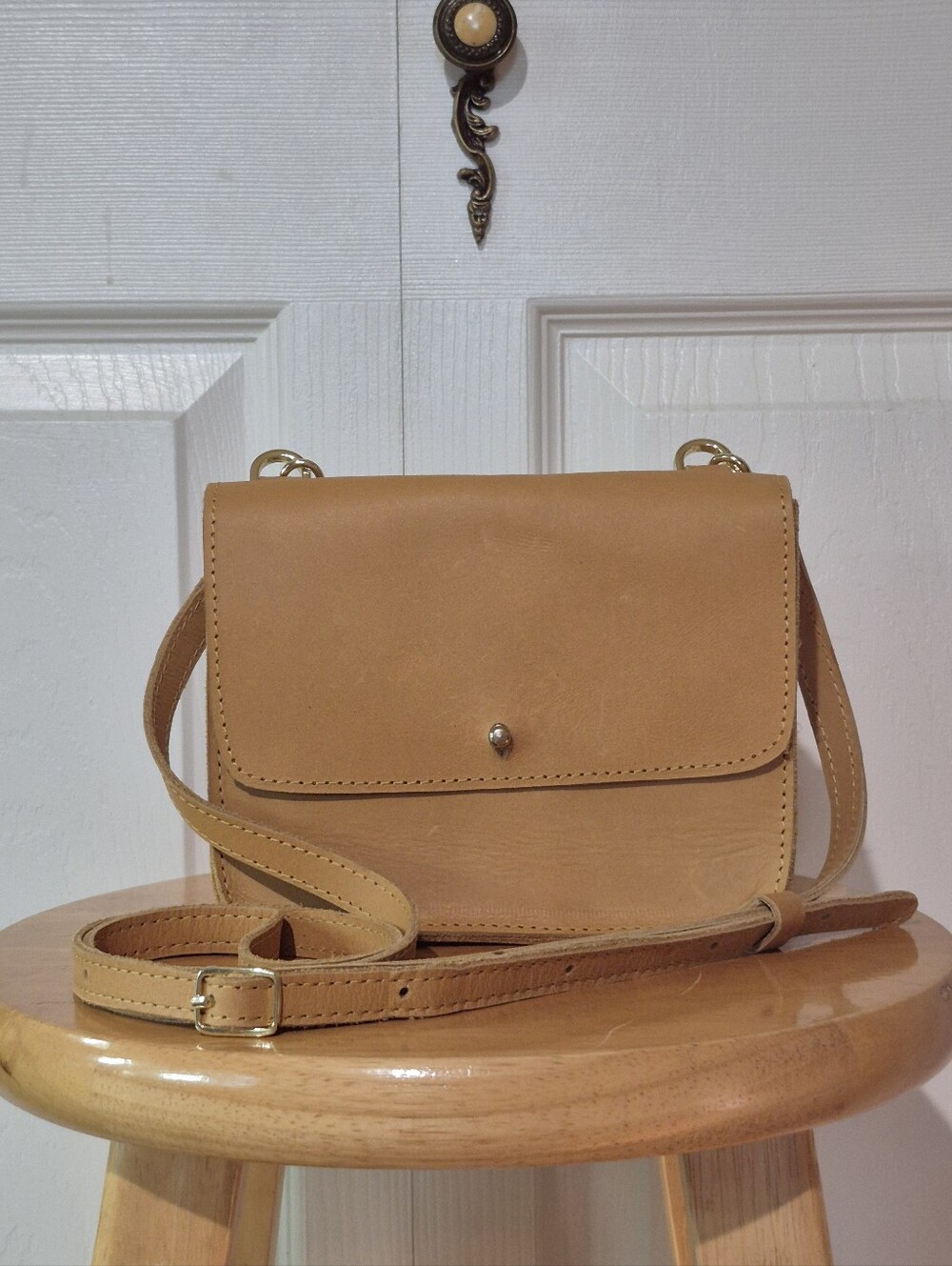 Ethic Ethiopian Leather Petite Crossbody Satchel